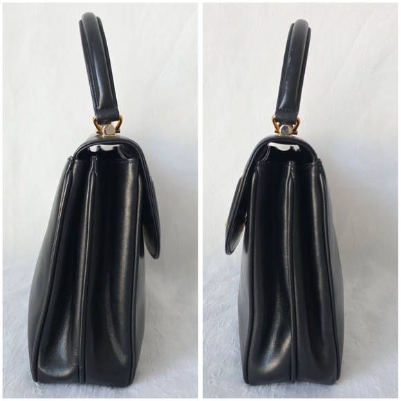 Auth Gucci Vintage Hysteria Turn-lock Leather Satchel - Picture 9 of 12